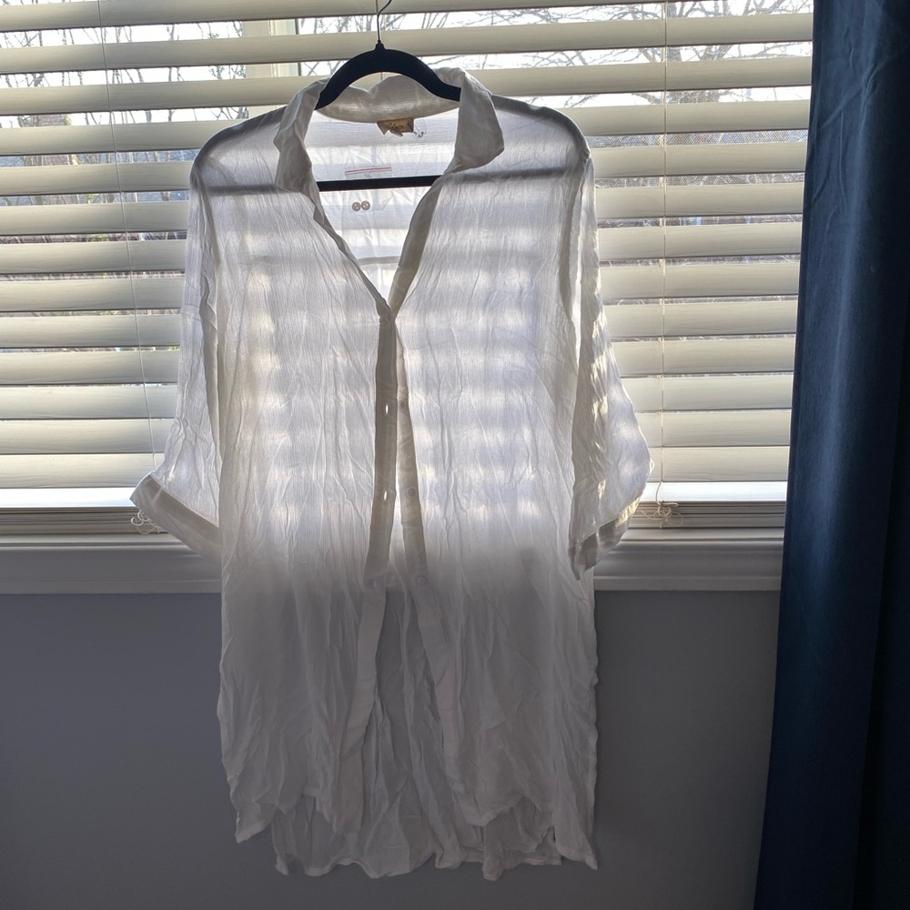 NWT Elan Button Down Top
